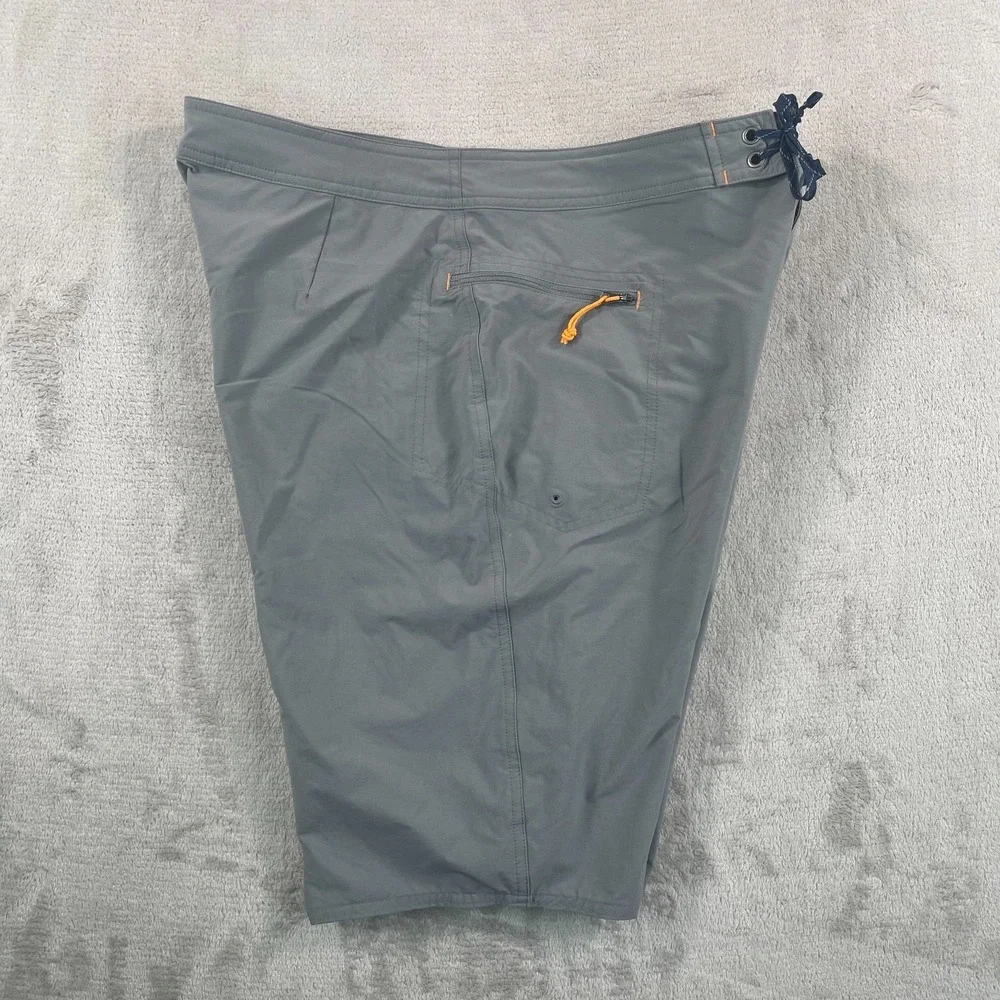 Orvis TroutBum Shorts Men 34 Grey Jackson Quick Dry‎ Utility Fishing Drawstring